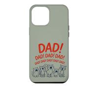 Carcasa para iPhone 12 Pro MAX Funny Cat Dad Yelling Cats Father's Day