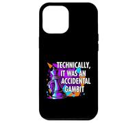 Carcasa para iPhone 12 Pro MAX Funny Chess Player Accidental Gambit Blunder Quote