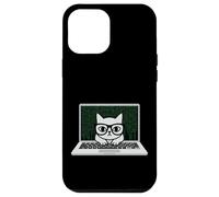 Carcasa para iPhone 12 Pro MAX Funny Coding Cat Computer Tech Ingeniero desarrollador de Software