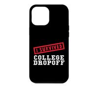 Carcasa para iPhone 12 Pro MAX Funny I Survived College Dropoff Padres de Regreso a la Escuela