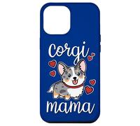 Carcasa para iPhone 12 Pro MAX Funny Kawaii Mama Mom Cardigan Blue Merle Corgi Lover