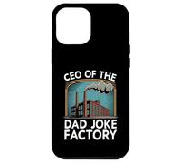 Carcasa para iPhone 12 Pro MAX Funny Mens Joke Fathers Retro CEO de The Dad Joke Factory