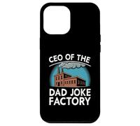 Carcasa para iPhone 12 Pro MAX Funny Mens Joke Fathers Retro CEO de The Dad Joke Factory