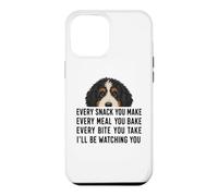 Carcasa para iPhone 12 Pro MAX Funny Mens Womens Every Snack Make Begging Bernedoodle Dog