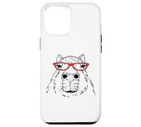 Carcasa para iPhone 12 Pro MAX Funny Mens Womens Girls Red Glasses Meme Lover Capybara