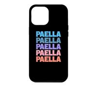 Carcasa para iPhone 12 Pro MAX Funny Modern Repeated Text Design Paella Spain