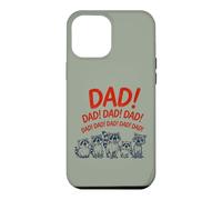 Carcasa para iPhone 12 Pro MAX Funny Raccoon Dad Yelling Raccoons Father's Day