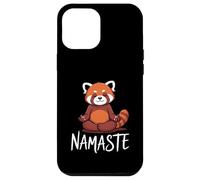 Carcasa para iPhone 12 Pro MAX Funny Red Panda Namaste Yoga Humor Fire Fox For Women Girls