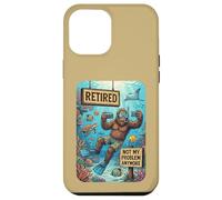 Carcasa para iPhone 12 Pro MAX Funny Retired Not My Problem Anymore Scuba Bigfoot