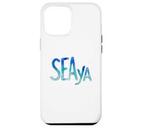 Carcasa para iPhone 12 Pro MAX Funny Sea Ya Sea Glass Watercolor Cute Beach Lovers