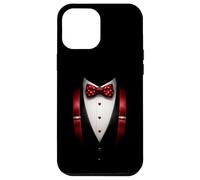 Carcasa para iPhone 12 Pro MAX Funny Suit Costume Formal Bow Tie Halloween Tuxedo