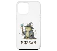 Carcasa para iPhone 12 Pro MAX Funny Wizard Frog Huzzah Meme Fantasy Humor Cottagecore