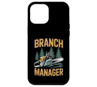 Carcasa para iPhone 12 Pro MAX Funny Woodworker Logger Branch Manager Arborist Lineman Work
