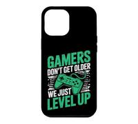Carcasa para iPhone 12 Pro MAX Gamers Don't Get Older We Just Level Up Funny Gamer Retro