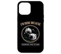 Carcasa para iPhone 12 Pro MAX Ganar la Noche de Juego Juego Dados Casino Ganador Perdedor Las Vegas