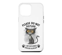 Carcasa para iPhone 12 Pro MAX Gato Gracioso ya Molesto Déjame Solo Kitty