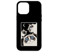 Carcasa para iPhone 12 Pro MAX Gatos Ragdoll Trio Ojos Azules para Cat Mom o Dad