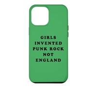 Carcasa para iPhone 12 Pro MAX Girls Invented Punk Rock Not England - Green