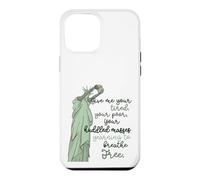 Carcasa para iPhone 12 Pro MAX Give Me Your Tired Huddled Masses Statue of Liberty Freedom