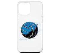 Carcasa para iPhone 12 Pro MAX Glitch Art Art Balón de Waterpolo