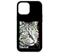 Carcasa para iPhone 12 Pro MAX Glitch Cat Rave Party EDM Música Techno House
