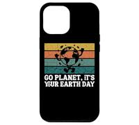 Carcasa para iPhone 12 Pro MAX Globo Divertido Go Planet It's Your Earth Day Retro Sunset