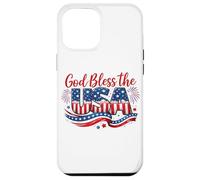 Carcasa para iPhone 12 Pro MAX God Bless The USA - Bandera patriótica Estadounidense del 4 de Julio