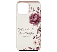 Carcasa para iPhone 12 Pro MAX God is Within Her, She Will Not Fail Cristiana Flores Fe Art