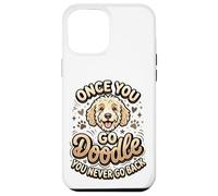 Carcasa para iPhone 12 Pro MAX Goldendoodle Mom Goldendoodle Dad Once You Go Dueño de Doodle