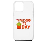 Carcasa para iPhone 12 Pro MAX Gracias a Dios Sus Papas Fritas Divertido TGIF Amante Comida Humor Diseño