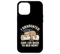 Carcasa para iPhone 12 Pro MAX Graduación de Perezoso Gracioso I Graduated Can I Go Back To Bed Now