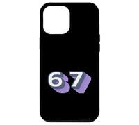 Carcasa para iPhone 12 Pro MAX Gráfico de 67 Nerdy Science Shadow Number