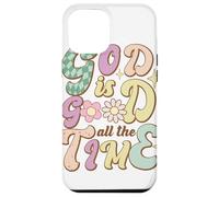 Carcasa para iPhone 12 Pro MAX Gráfico de fe Floral God Is Good All The Time