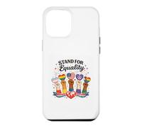 Carcasa para iPhone 12 Pro MAX Gráfico Inspirador Stand For Equality Diversity Unity