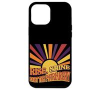 Carcasa para iPhone 12 Pro MAX Gráfico Retro de Rise Shine Fight The Patriarchy Sunburst