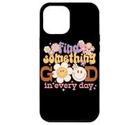 Carcasa para iPhone 12 Pro MAX Gráfico Retro Find Something Good Every Day