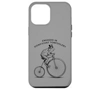 Carcasa para iPhone 12 Pro MAX Gráfico significativo de Tomfoolery Penny-Farthing Bullfrog