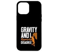 Carcasa para iPhone 12 Pro MAX Gravity and I Respectfully Disagree Escalar Divertido