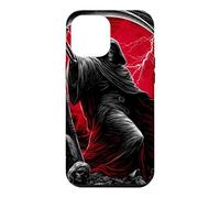 Carcasa para iPhone 12 Pro MAX Guadaña de la Parca Ángeles caídos Arte de Terror gótico Oscuro