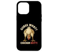 Carcasa para iPhone 12 Pro MAX Guess What Chicken Butt Meme Funny Chicken Farmer