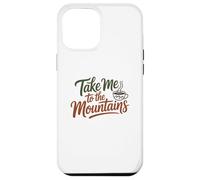 Carcasa para iPhone 12 Pro MAX Guión de café Aventurero, tipografía de café de montaña