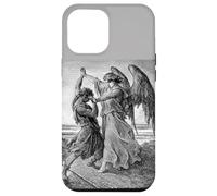 Carcasa para iPhone 12 Pro MAX Gustave Dore Jacob luchando con el ángel 1855