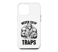 Carcasa para iPhone 12 Pro MAX Gym Rat Never Skip Traps Trapecio Funny Muscle Mouse Trap