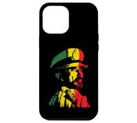 Carcasa para iPhone 12 Pro MAX Haile Selassie Art Etiopía Reggae Rasta