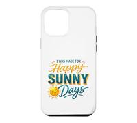 Carcasa para iPhone 12 Pro MAX Happy Sunny Days Sonriente Sol Verano Amante