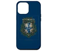Carcasa para iPhone 12 Pro MAX Harry Potter Hogwarts Green and Gold Floral Crest