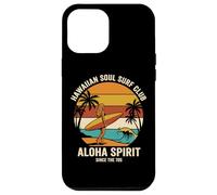 Carcasa para iPhone 12 Pro MAX Hawaiian Soul Surf Club 70 Aloha Retro Beach Surfer Girl
