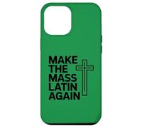 Carcasa para iPhone 12 Pro MAX Haz de Nuevo la Cruz católica Tradicional en latín
