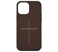 Carcasa para iPhone 12 Pro MAX Haz Que Heaven Crowded Christian Tenga una estética Cruzada Minimalista y Moderna