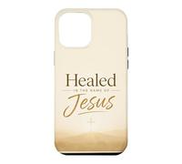 Carcasa para iPhone 12 Pro MAX Healed in The Name of Jesus - Cross at Sunrise
